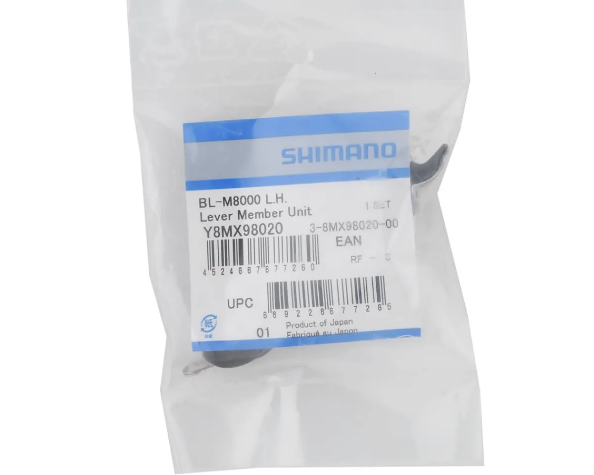 Shimano Brakes|XT M8000 Brake Lever Blade (Black) (Left)