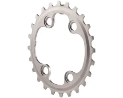 Shimano Chainrings & Accessories|Holiday Shopping|XT M8000 Chainrings (Black/Silver) (2 x 11 Speed) (Inner) (24T) (96/64mm Asym. BCD)