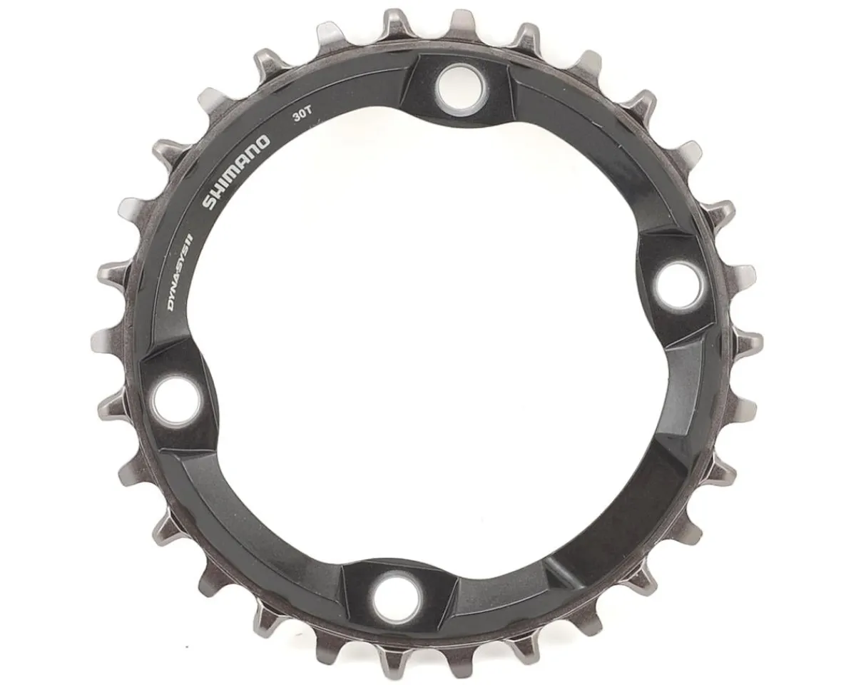 Shimano Chainrings & Accessories|XT M8000 SM-CRM80 Chainring (Black) (1 x 11 Speed) (Single) (30T) (96mm Aysm. BCD)