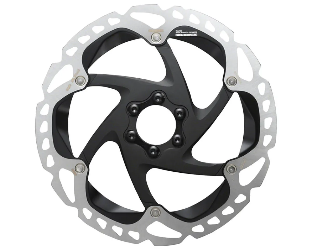 Shimano Brakes|Holiday Shopping|XTR RT-MT905 IceTech Disc Brake Rotor (Black/Silver) (180mm) (6-Bolt)