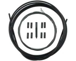 Shimano Replacement Parts|Cables & Housing|XTR SP41 Polymer-Coated Derailleur Cable Set (Black) (1.2mm) (1800/2100mm) (Cables & Housing)