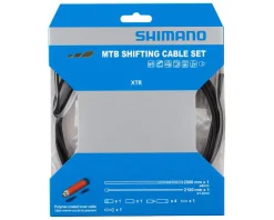 Shimano Cables & Housing|Holiday Shopping|XTR SP41 Stainless w/Polymer Coating Derailleur Cable Set (Black) (1.2mm) (2100mm)