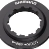 Shimano Brakes|Holiday Shopping|XT SM-RT81 Disc Brake Rotor Centerlock Ring and Washer (Black) (Internal Spline)