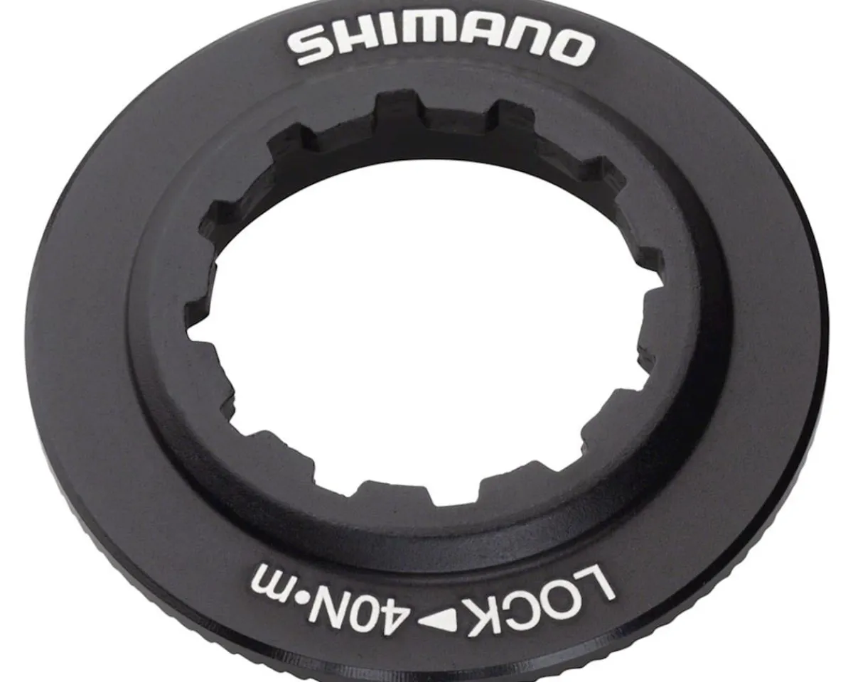 Shimano Brakes|Holiday Shopping|XT SM-RT81 Disc Brake Rotor Centerlock Ring and Washer (Black) (Internal Spline)