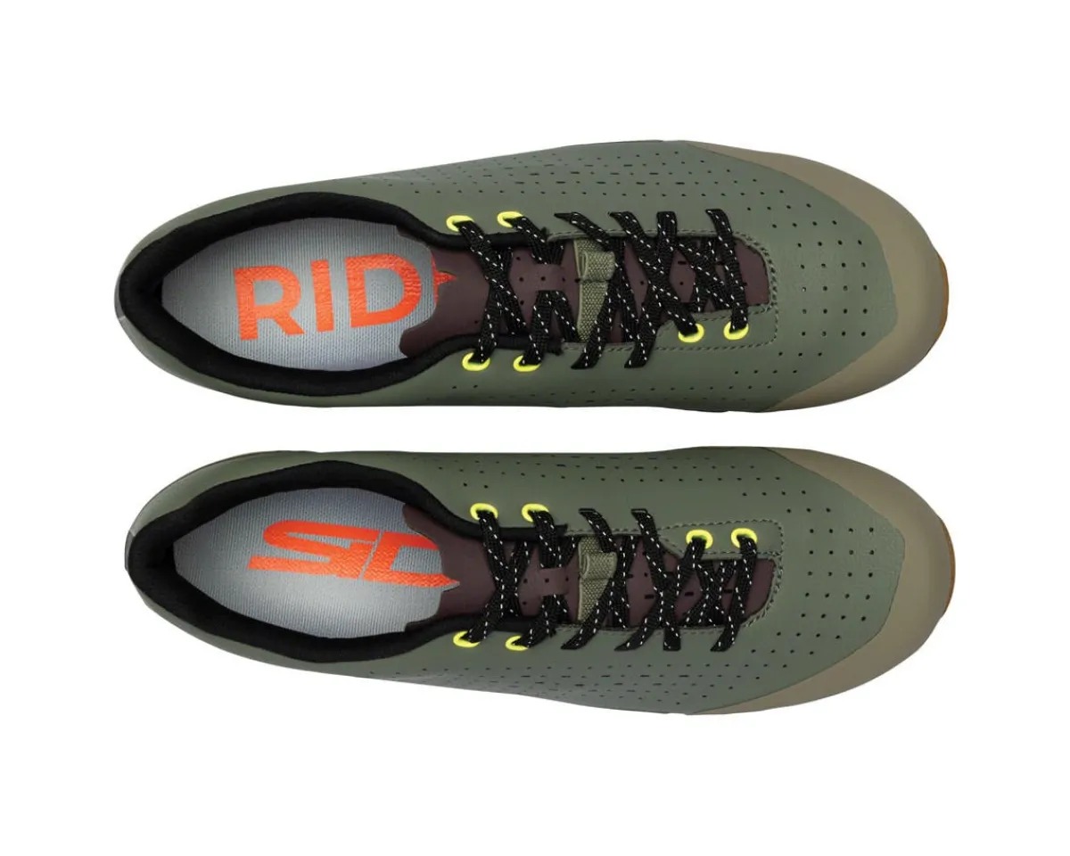 Sidi Shoes|Shoes, Socks, & Footwear|Asper Laces Gravel Shoes (Military Yellow) (44) (Millenium Fit)