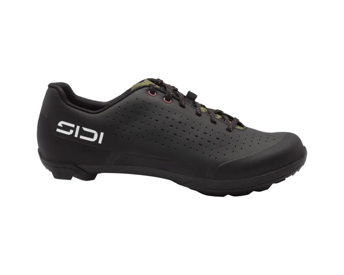 Sidi Shoes|Shoes, Socks, & Footwear|Asper Laces Gravel Shoes (Black/Olive Green) (40)