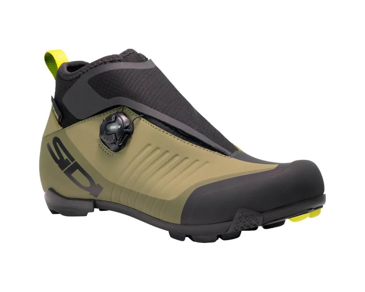 Sidi Shoes|Shoes, Socks, & Footwear|Hiemx Cycling Boot (Black/Green Olive) (40) (Millenium Fit)