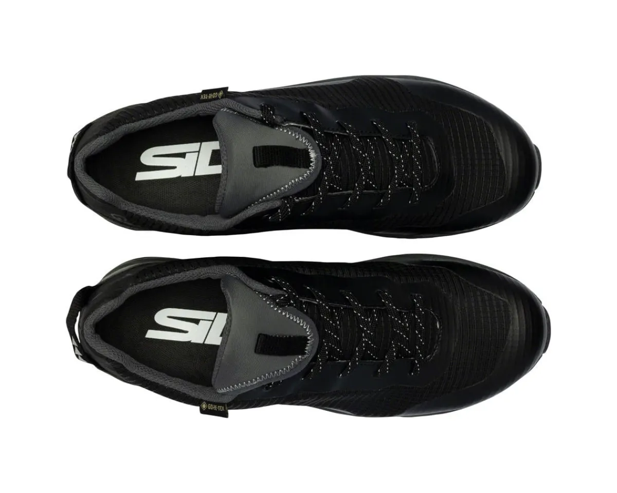 Sidi Shoes|Shoes, Socks, & Footwear|Motus GTX Flat Pedal Mountain Bike Shoes (Black/Grey) (39)