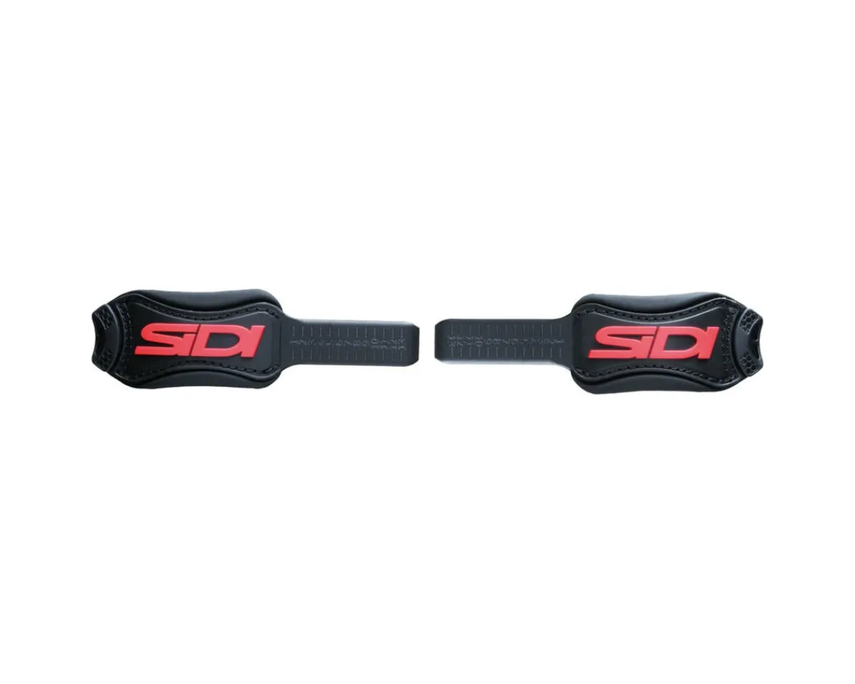 Sidi Shoes|Shoes, Socks, & Footwear|Soft Instep 5 Closure System Straps (Black/Red) (Pair)