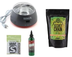 Silca Lubes, Greases, & Oils|Chains & Accessories|Hot Chain Wax Pro Bundle