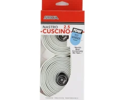 Silca Grips & Handlebar Tape|Nastro Cuscino Handlebar Tape (White) (2.5mm)