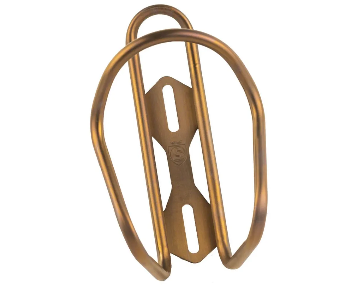 Silca Bottle Cages & Mounts|Sicuro V2 Titanium Water Bottle Cage (Bourbon)