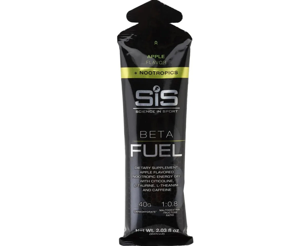 SIS Science In Sport Nutrition & Skin Care|Beta Fuel + Nootropics Gel (Apple) (30 | 2.03oz Packets)