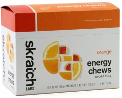 Skratch Labs Nutrition & Skin Care|Energy Chews Sport Fuel (Orange) (10 | 1.7oz Packets)