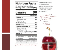 Skratch Labs Nutrition & Skin Care|Energy Chews Sport Fuel (Sour Cherry) (10 | 1.7oz Packets)