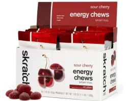 Skratch Labs Nutrition & Skin Care|Energy Chews Sport Fuel (Sour Cherry) (10 | 1.7oz Packets)
