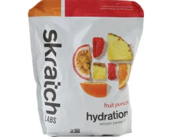 Skratch Labs Nutrition & Skin Care|Hydration Sport Drink Mix (Fruit Punch) (20 Serving Pouch)