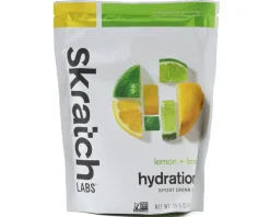 Skratch Labs Nutrition & Skin Care|Hydration Sport Drink Mix (Lemon Lime) (20 Serving Pouch)