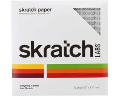 Skratch Labs Nutrition & Skin Care|SKRATCH Paper (Black) (40 Sheets)
