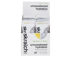 Skratch Labs Nutrition & Skin Care|Unsweetened Hydration Sport Drink Mix (Lemon + Lime) (Single Serving) (20-Pack)