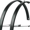 SKS Racks, Fenders, & Trailers|Edge AL 46 Aluminum Fender Set (Black) (700 x 25 - 35mm)