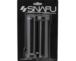 Snafu Grips & Handlebar Tape|Pro Lock-On Grips (Black/Black) (140mm)