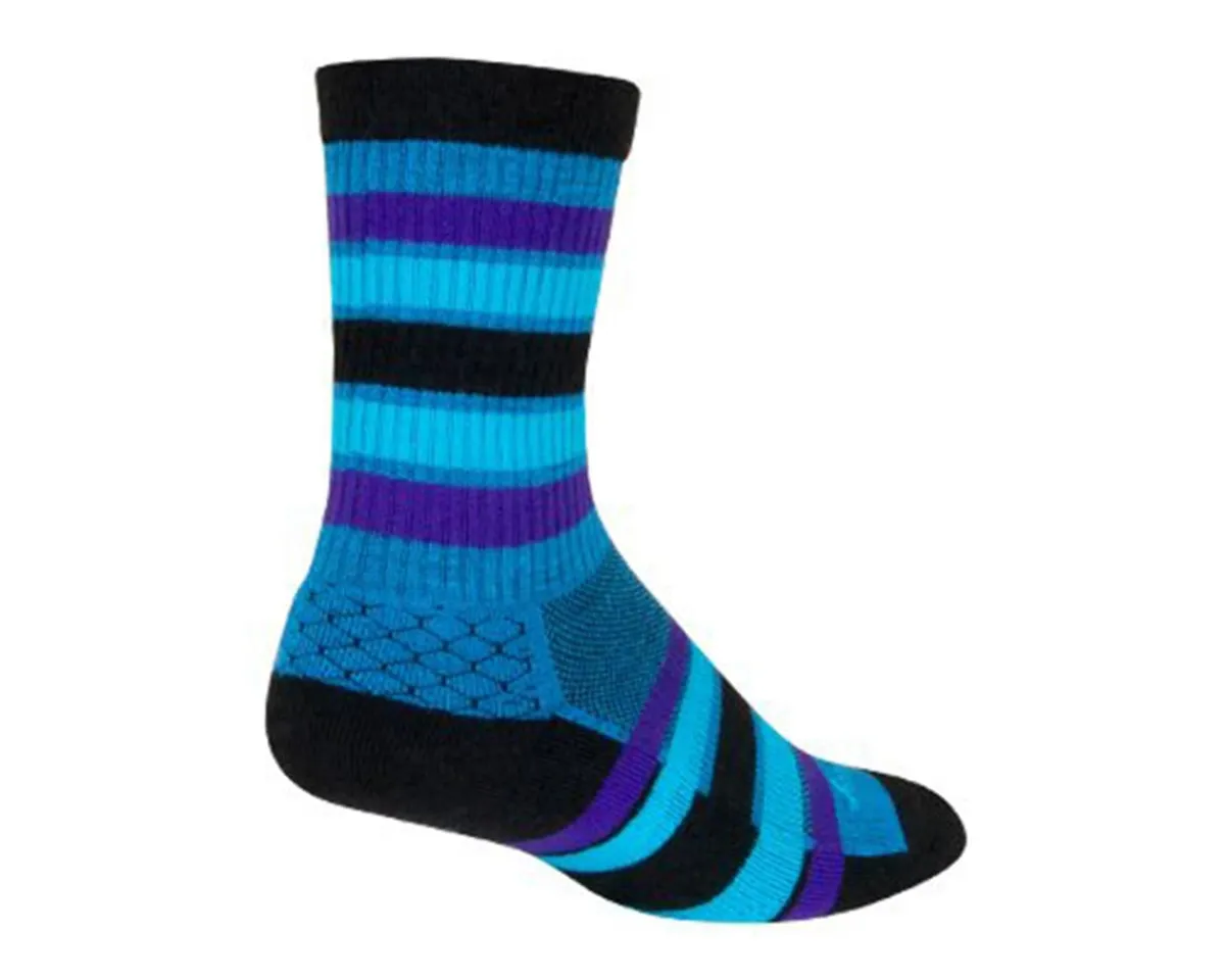 Sockguy Clothing Accessories|Holiday Shopping|6" Padded Wool Socks (Neptune) (L/XL)