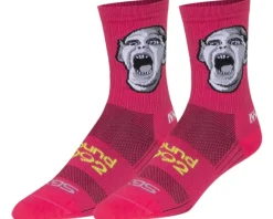 Sockguy Clothing Accessories|Shoes, Socks, & Footwear|6" SGX Socks (Bat Boy Pink) (S/M)