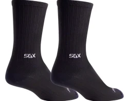 Sockguy Clothing Accessories|Holiday Shopping|6" SGX Socks (Black) (L/XL)