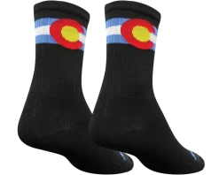 Sockguy Clothing Accessories|Shoes, Socks, & Footwear|6" SGX Socks (Colorado) (S/M)
