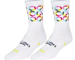 Sockguy Clothing Accessories|Shoes, Socks, & Footwear|6" SGX Socks (World Relief Bicycle) (L/XL)