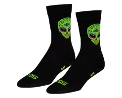 Sockguy Clothing Sale|Clothing Accessories|7" Socks (Alien Sugar Skull) (S/M)