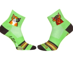 Sockguy Clothing Accessories|Shoes, Socks, & Footwear|3" Socks (Cat Buzz) (S/M)
