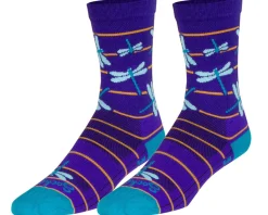 Sockguy Clothing Accessories|Shoes, Socks, & Footwear|6" Socks (Dragonflies) (S/M)