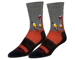 Sockguy Clothing Accessories|Holiday Shopping|6" Socks (Drinktopus) (L/XL)