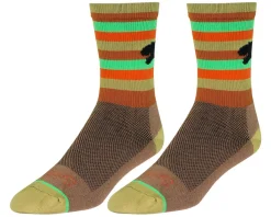 Sockguy Clothing Accessories|Shoes, Socks, & Footwear|6" Socks (GiddyUp) (Dinosaur) (L/XL)