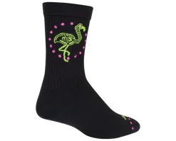 Sockguy Clothing Accessories|Shoes, Socks, & Footwear|6" Socks (Leg Up) (Flamingo) (S/M)