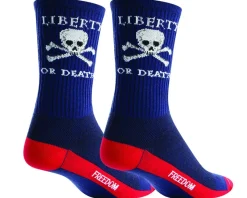 Sockguy Clothing Accessories|Shoes, Socks, & Footwear|6" Socks (Liberty or Death) (L/XL)