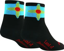 Sockguy Clothing Accessories|Holiday Shopping|3" Socks (New Mexico Flag) (S/M)