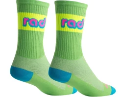 Sockguy Clothing Accessories|Holiday Shopping|6" Socks (Rad) (L/XL)
