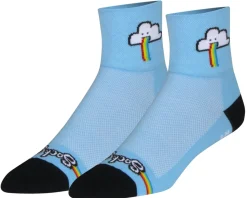 Sockguy Clothing Accessories|Shoes, Socks, & Footwear|3" Socks (Rainbows) (S/M)