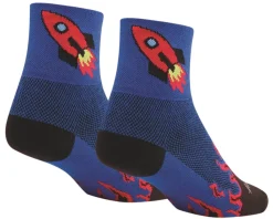 Sockguy Clothing Accessories|Shoes, Socks, & Footwear|3" Socks (Rocket Man) (L/XL)
