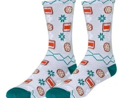 Sockguy Clothing Sale|Clothing Accessories|6" Socks (Santa Snacks) (L/XL)