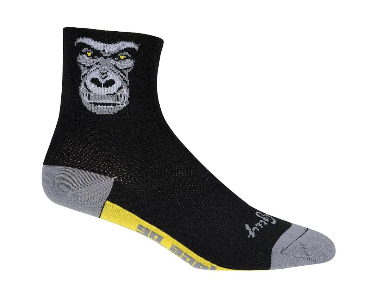 Sockguy Clothing Accessories|Holiday Shopping|3" Socks (Silverback) (L/XL)