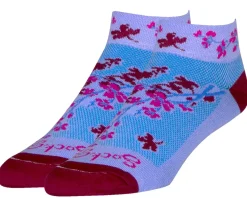 Sockguy Clothing Accessories|Women'S|Women's 1" Socks (Blossom) (S/M)