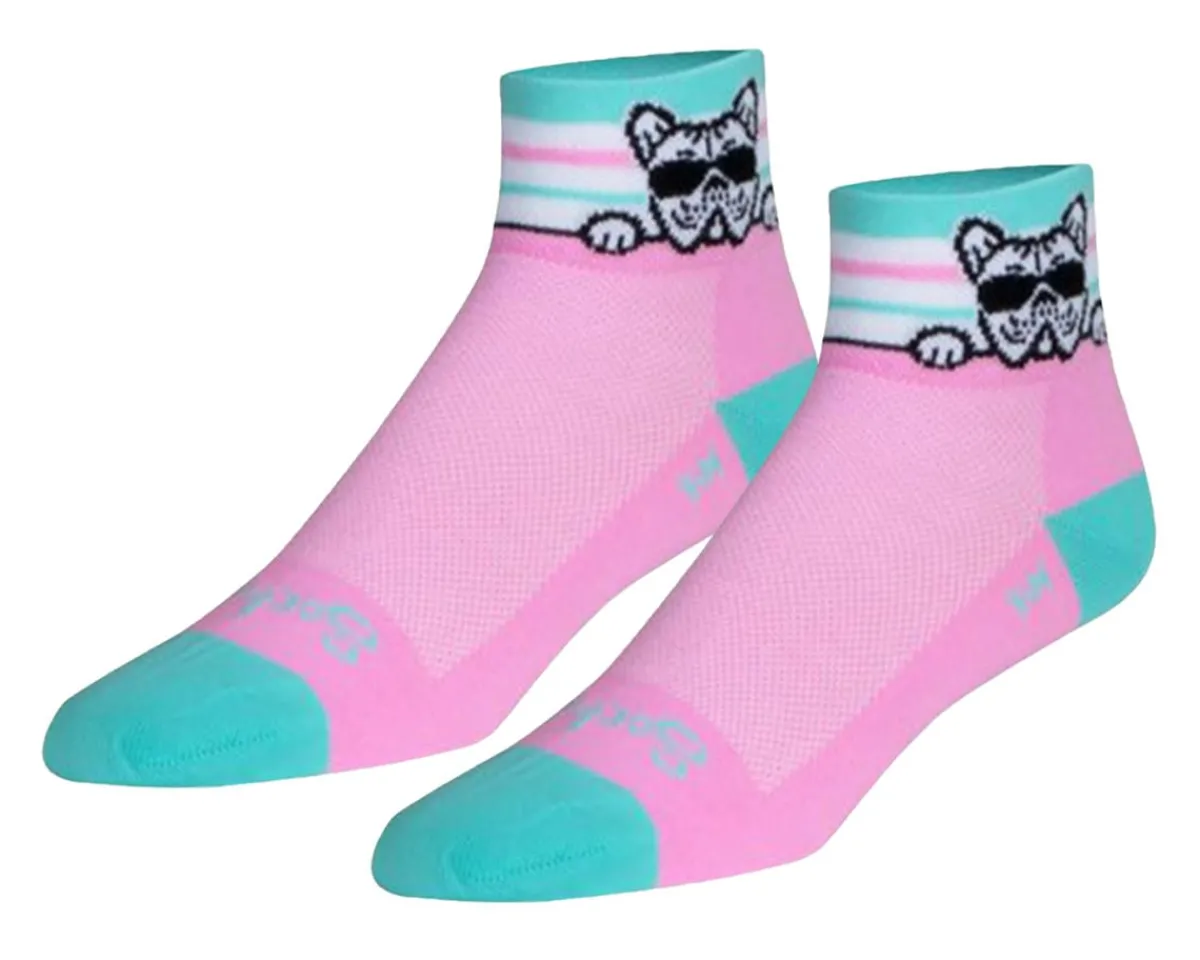Sockguy Clothing Accessories|Women'S|Women's 2" Socks (Frenchie) (S/M)