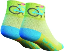 Sockguy Clothing Accessories|Women'S|Women's 2" Socks (Streamers) (S/M)