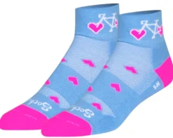 Sockguy Clothing Accessories|Shoes, Socks, & Footwear|Women's 2" Socks (Wheel Luv) (S/M)