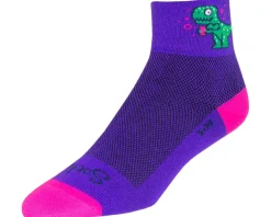 Sockguy Clothing Accessories|Women'S|Women's 2" Socks (Wineosaur) (S/M)