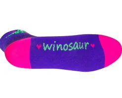 Sockguy Clothing Accessories|Women'S|Women's 2" Socks (Wineosaur) (S/M)